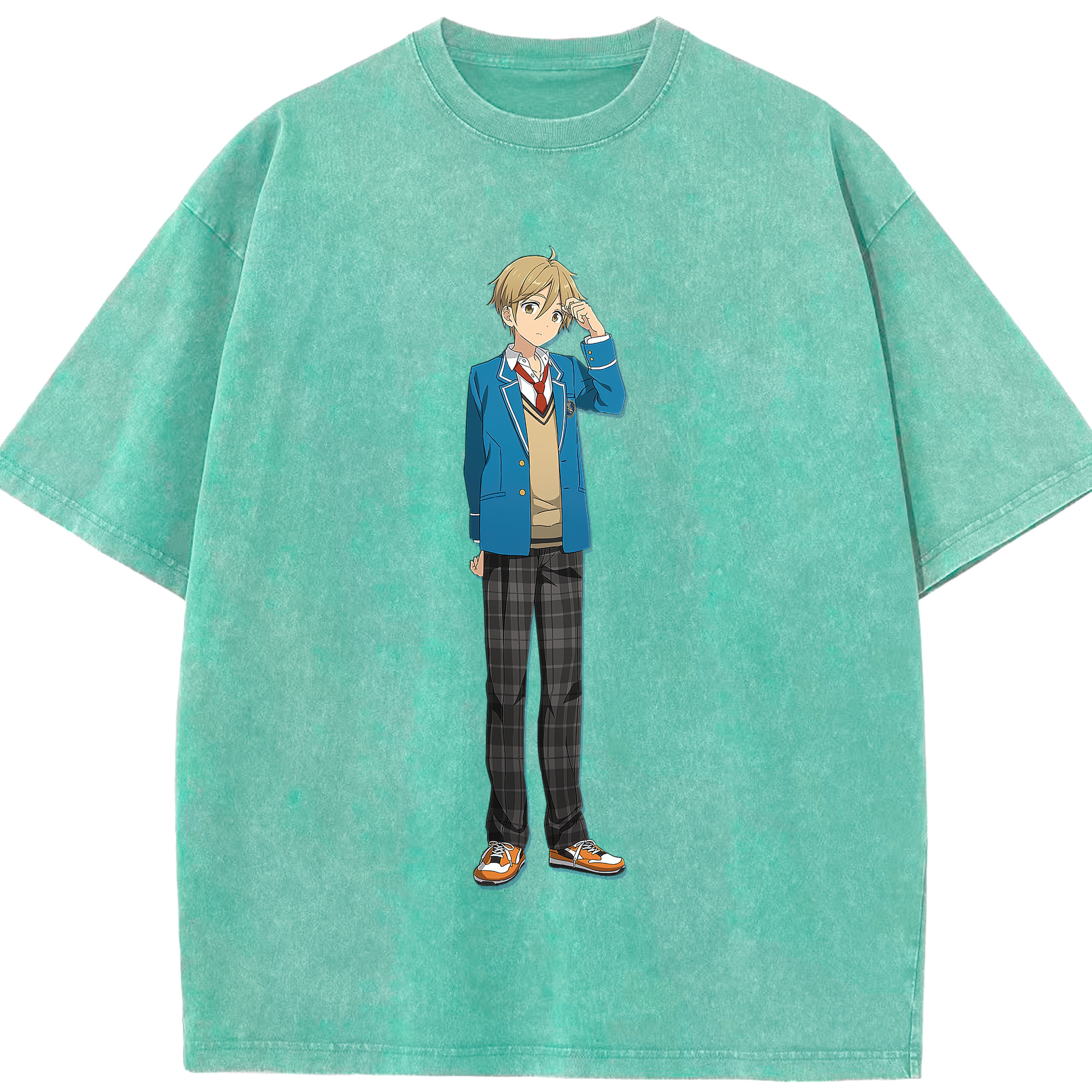 （画像用） あんさんぶるスターズ! Ensemble Stars 綿100% ヴィンテージ風 半袖Tシャツ（フロントプリント）